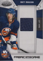 2010-11 Certified Fabric of the Game #MM Matt Moulson Jersey 133/250